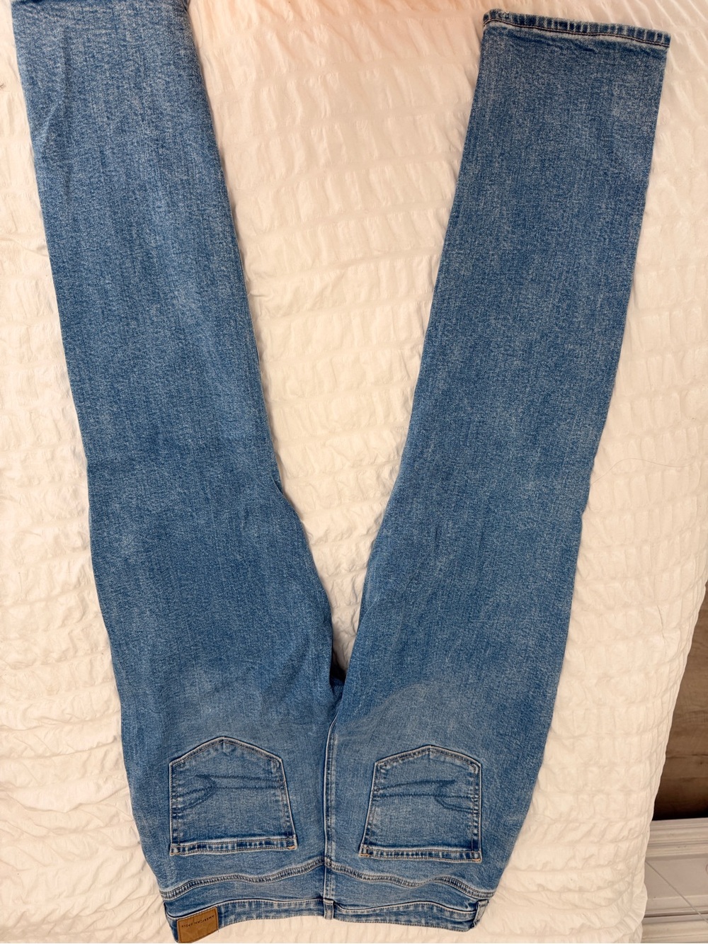 American Eagle Outfitters Medium Blue Straight Leg Jeans